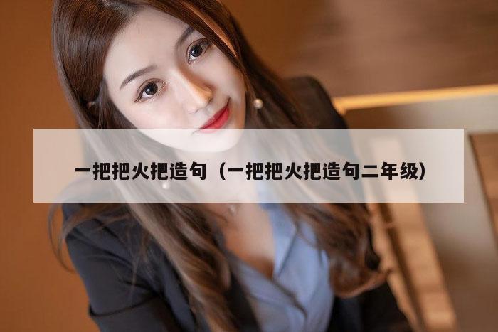 一把把火把造句(一把把火把造句二年级)